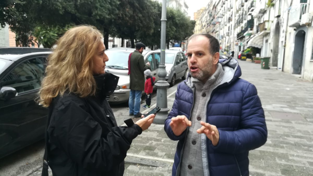 Maria Rosaria Voccia intervista Lorenzo Forte, Presidente Comitato Cittadino Salute e Vita- copyright foto 2018.sevensalerno.it