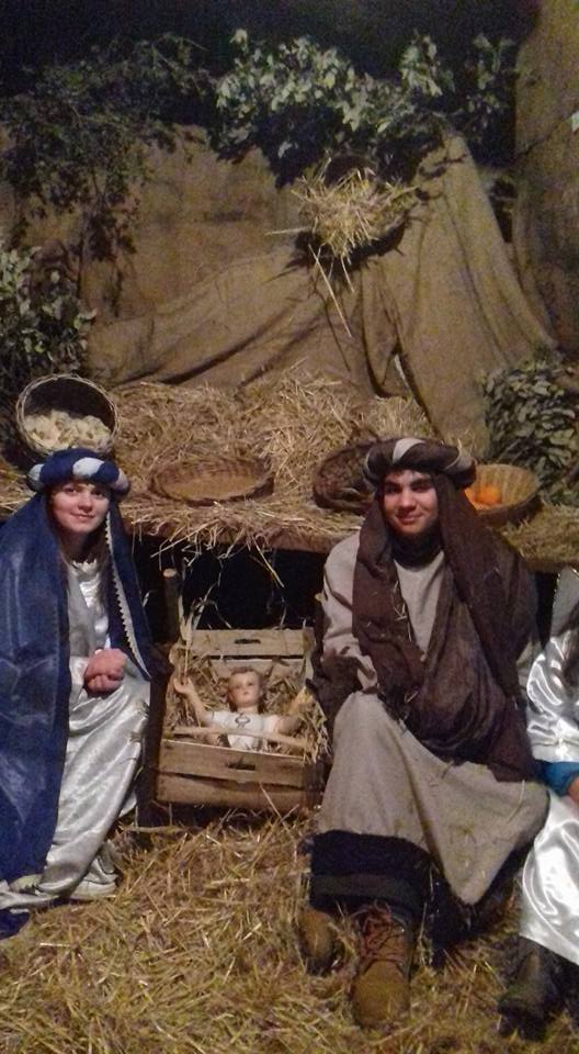 Presepe Vivente di Terranova di Sicignano, SA, con gli allievi del Liceo Sabatini Menna