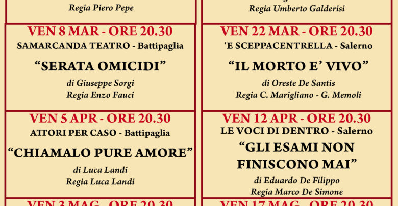 Rassegna Teatrale San Demetrio-Locandina