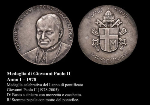 medaglia Giovanni Paolo II
