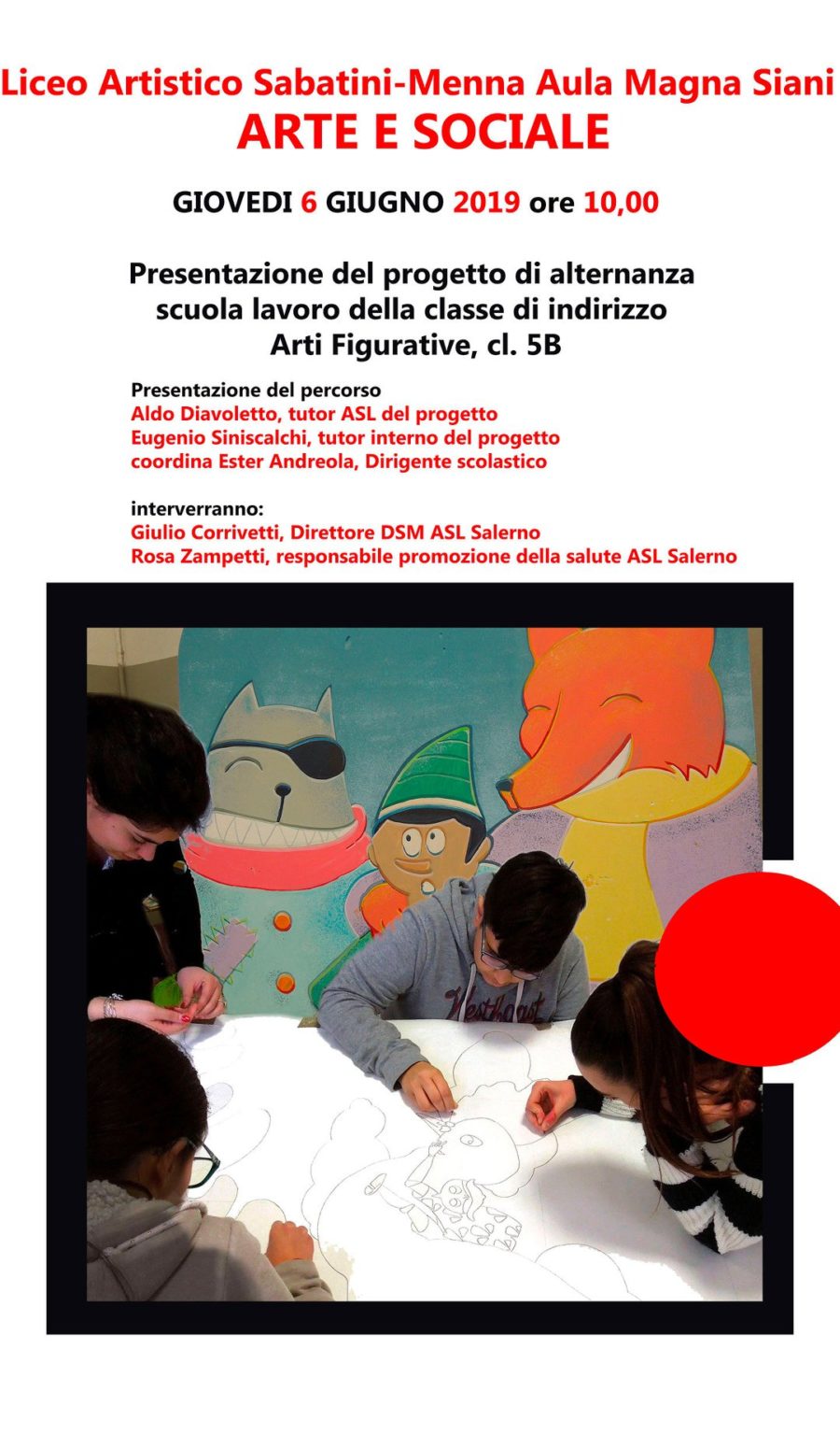 Arte e Sociale, Liceo Artistico Salerno