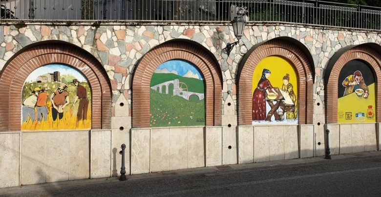 Postiglione, Murales Liceo Artistico Sabatini Menna