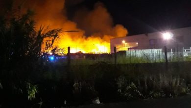 Battipaglia-Incendio MGM