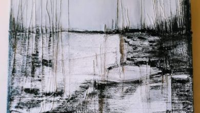 Angela Filippini -Luce sull'acqua, acrilico, 70x86