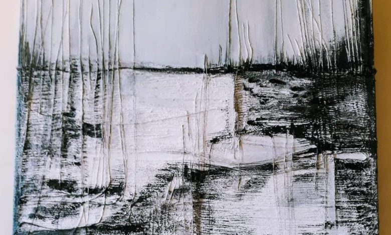 Angela Filippini -Luce sull'acqua, acrilico, 70x86