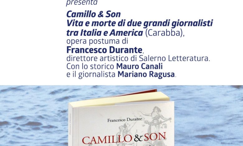 Camillo & Son, presentazione postuma del libro di Francesco Durante