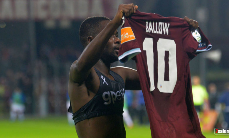 Salernitana-Entella 2-1 Jallow