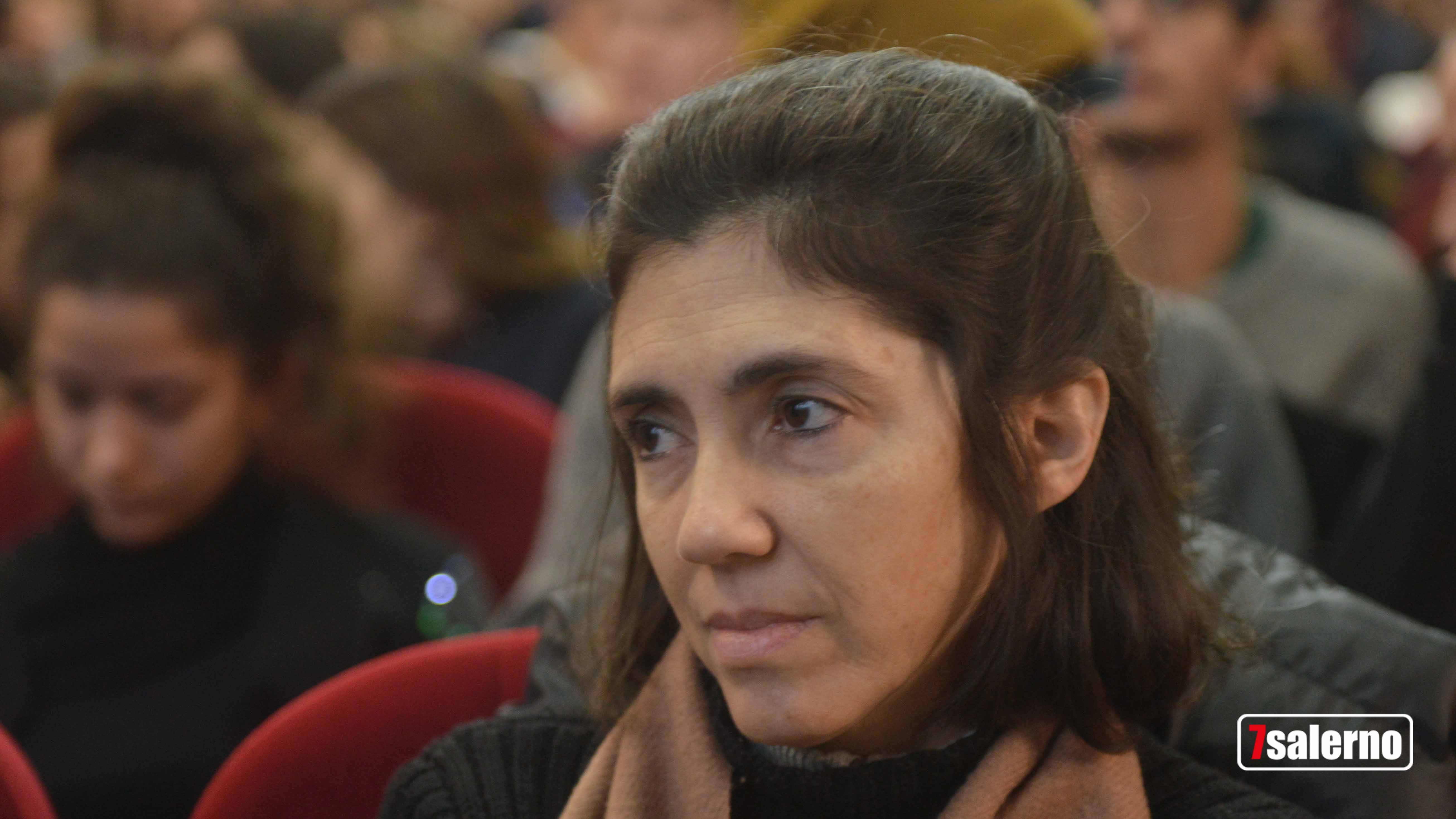 Maria Victoria Guevara, sorella del "Che" al Liceo Artistico di Salerno. Fotoreporter G.Gambardella per Sevensalerno. Copyright2019.Sevensalerno