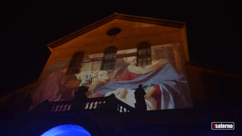 Natività-proiezione, Duomo di Salerno