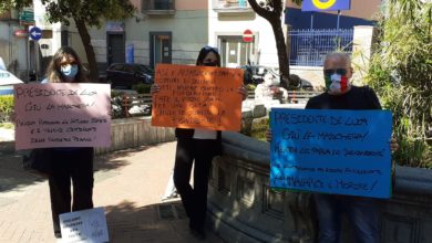 Presidio Fonderie Pisano Salerno-Protesta residenti