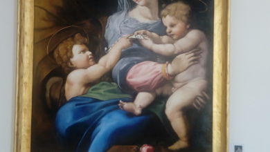 La Madonna della Rosa-Raffaello-riproduzione- Foto Copyright2020.Sevensalerno
