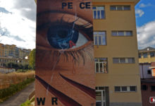 Jorit-War Peace- Salerno, Liceo Artistico-Fotoreporter G.Gambardella per Sevensalerno