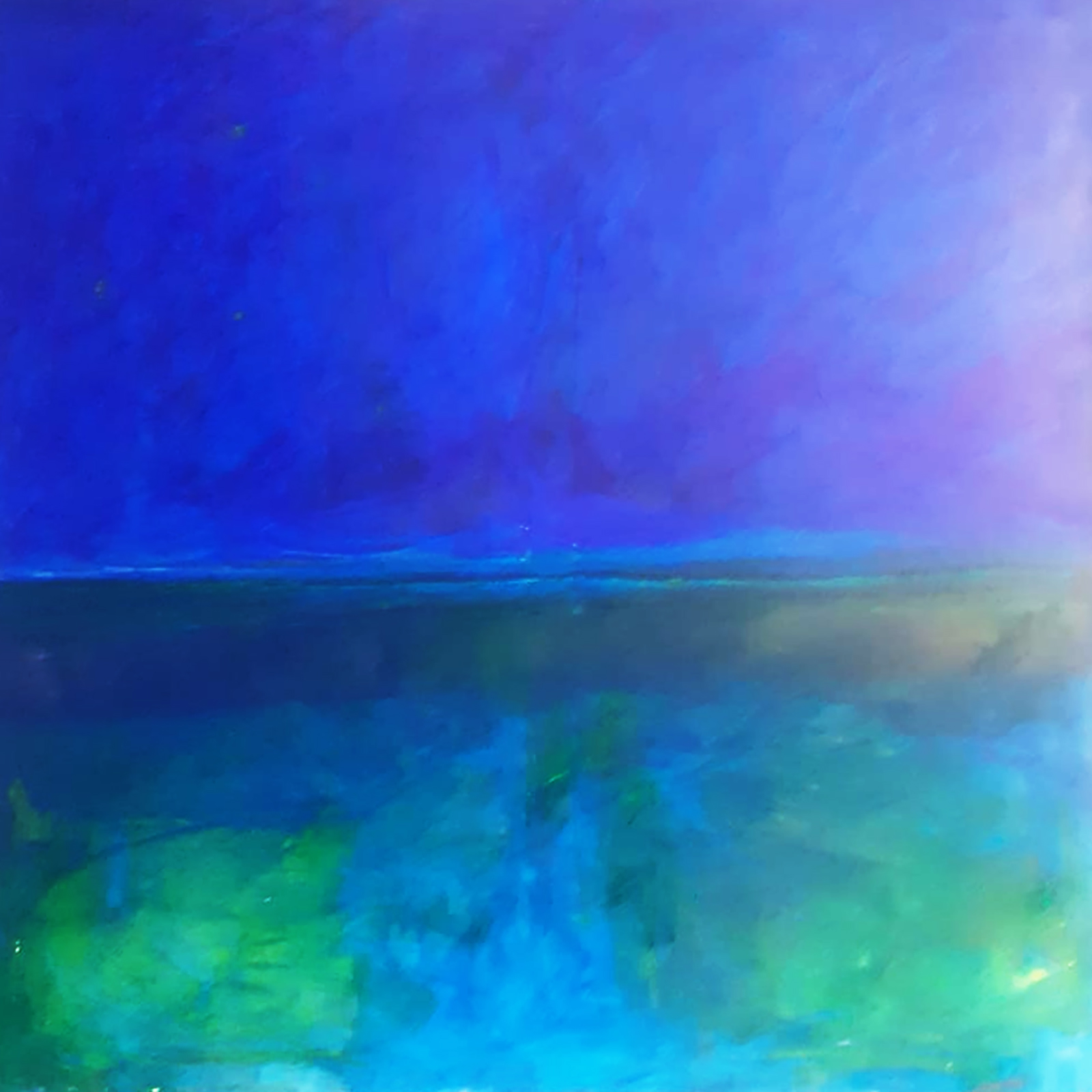 Matteo Annunziata- Omaggio a Monet, acrilico su tela, 100x100