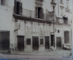 unica foto del San Carlino dei primi anni del 1800